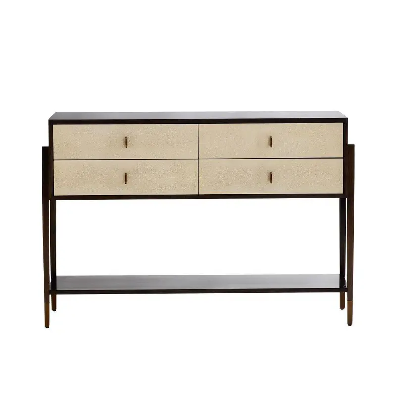 Nora Console Brindle Eucalyptus Veneer