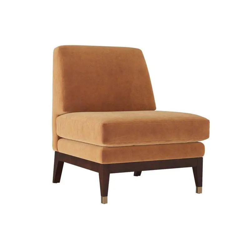 Sawyer Chair Cider Velvet/Dark Walnut