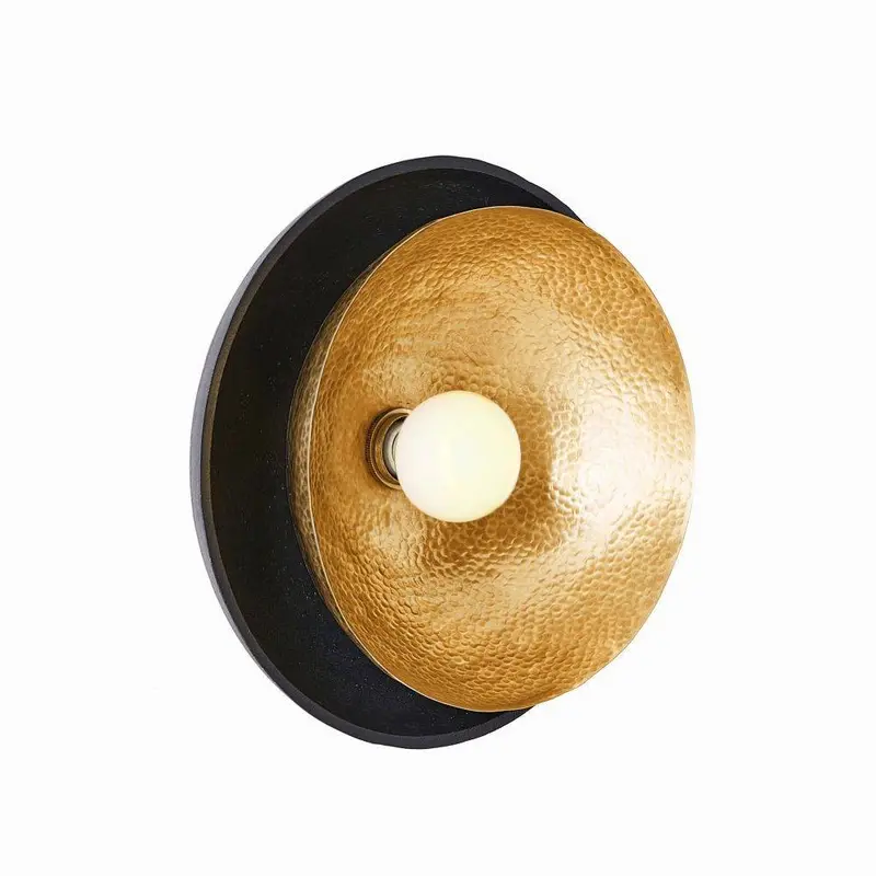 Amani Flush Mount Blackened Iron