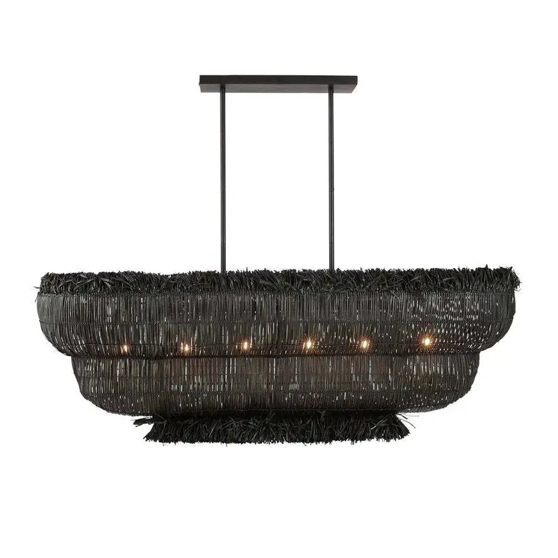 Yessika Chandelier Dark Gray Stained