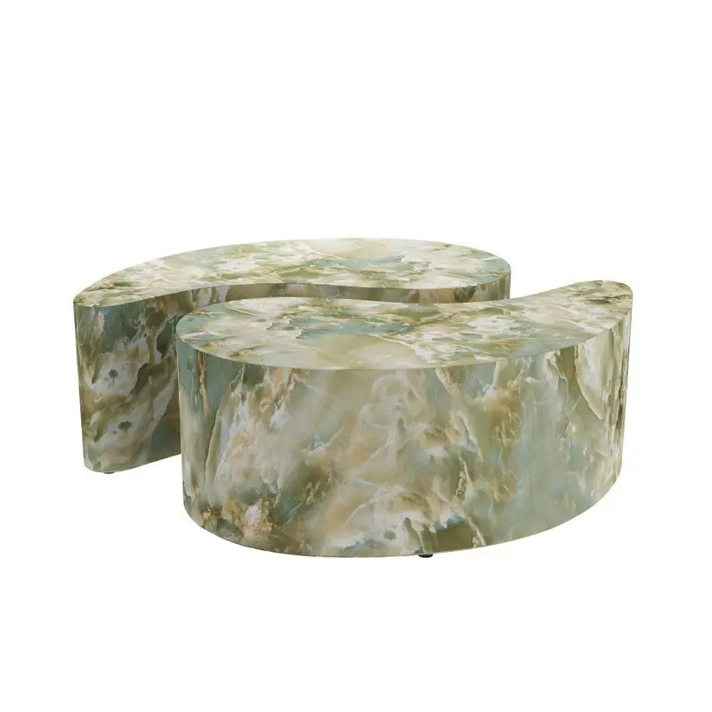 Adelines Coffee Tables, Set of 2 Jade