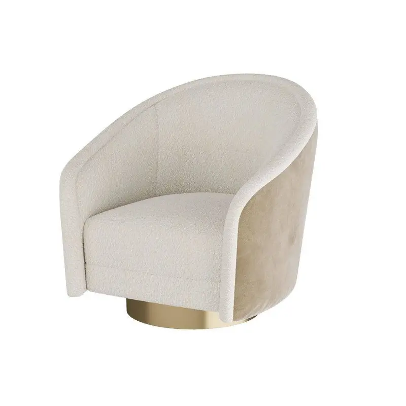 Aljona Chair Cream Sherpa
