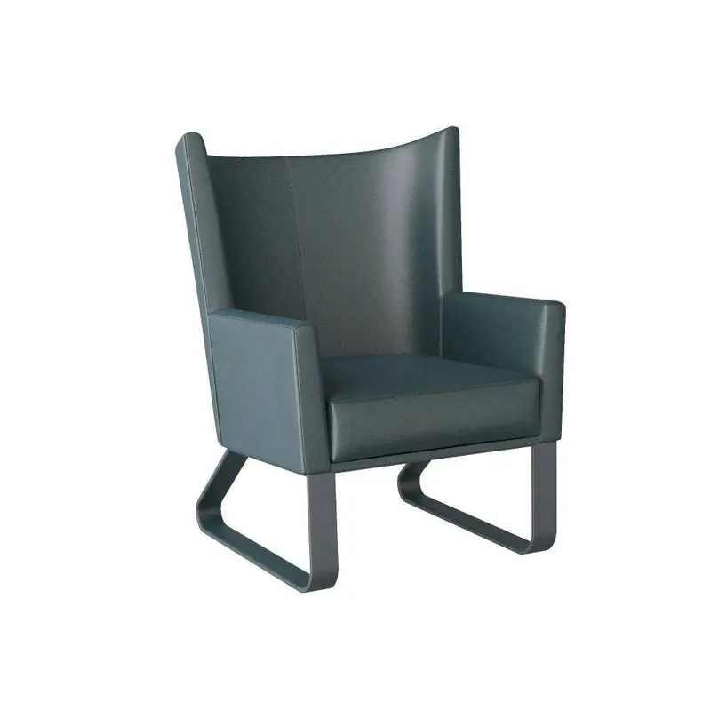 Bleuback Chair Storm Leather