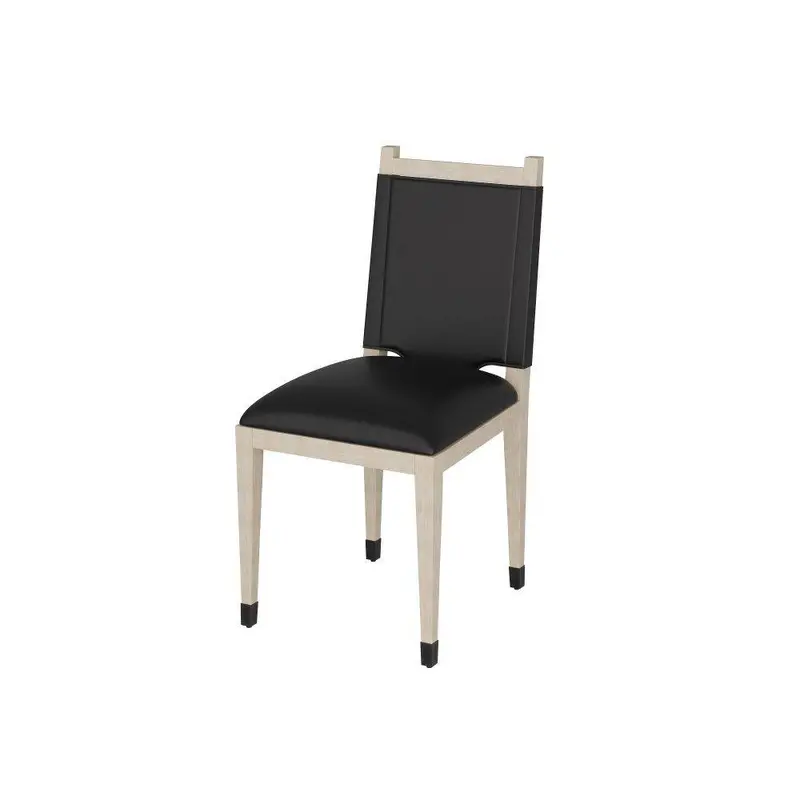 Burdock Dining Chair Graphite Leather