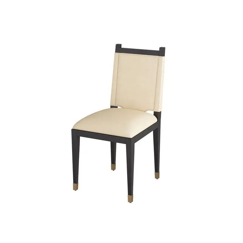Burdock Dining Chair Ivory Leather