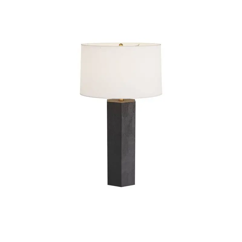 Zaya Table Lamp Ebony, Corn Husk