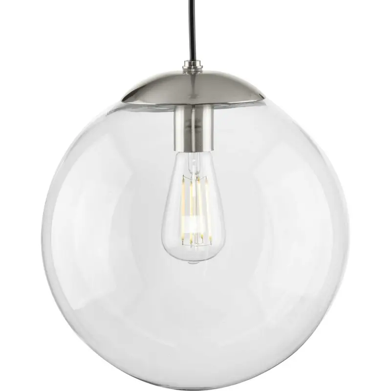 Atwell One Light Pendant Brushed Nickel
