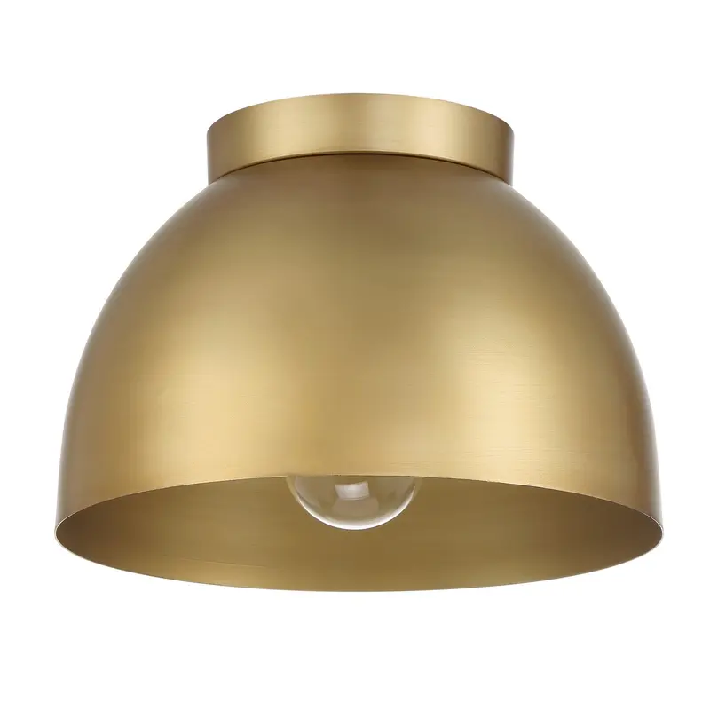 Erling One Light Flush Mount Luxe Gold