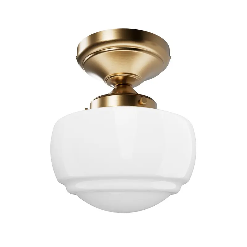 Saddle Creek One Light Flush Mount Alturas Gold