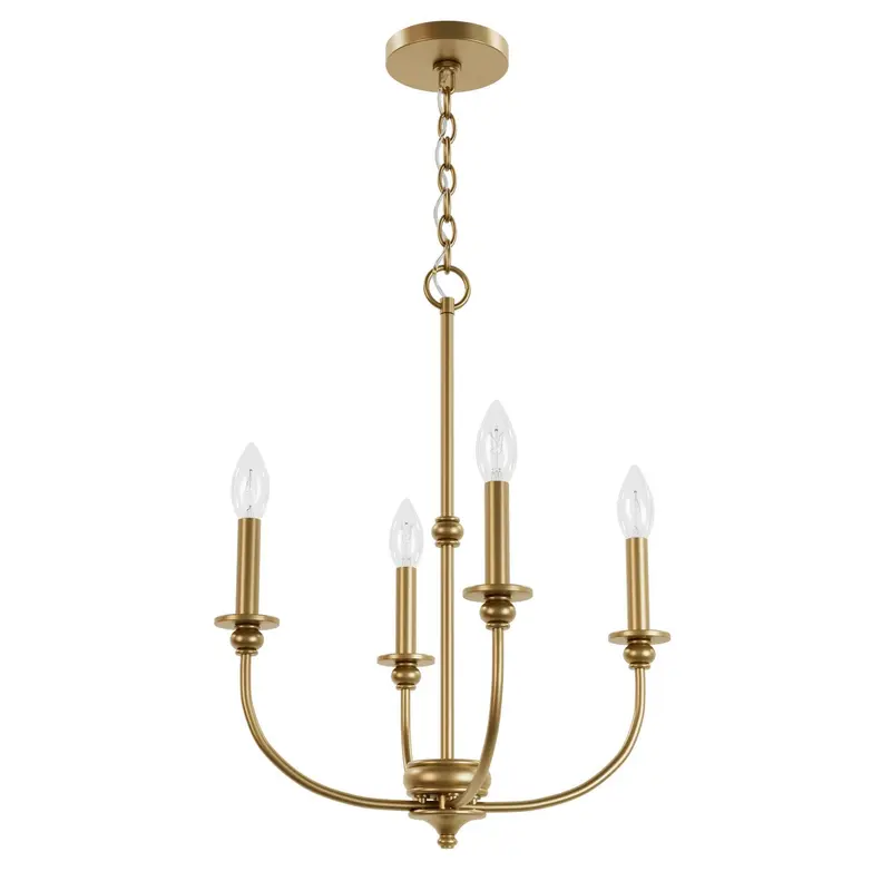 Southcrest Four Light Chandelier Luxe Gold