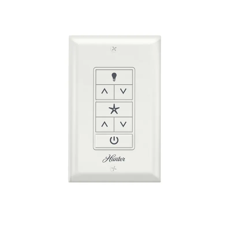 Universal Fan-Light Wall Control White