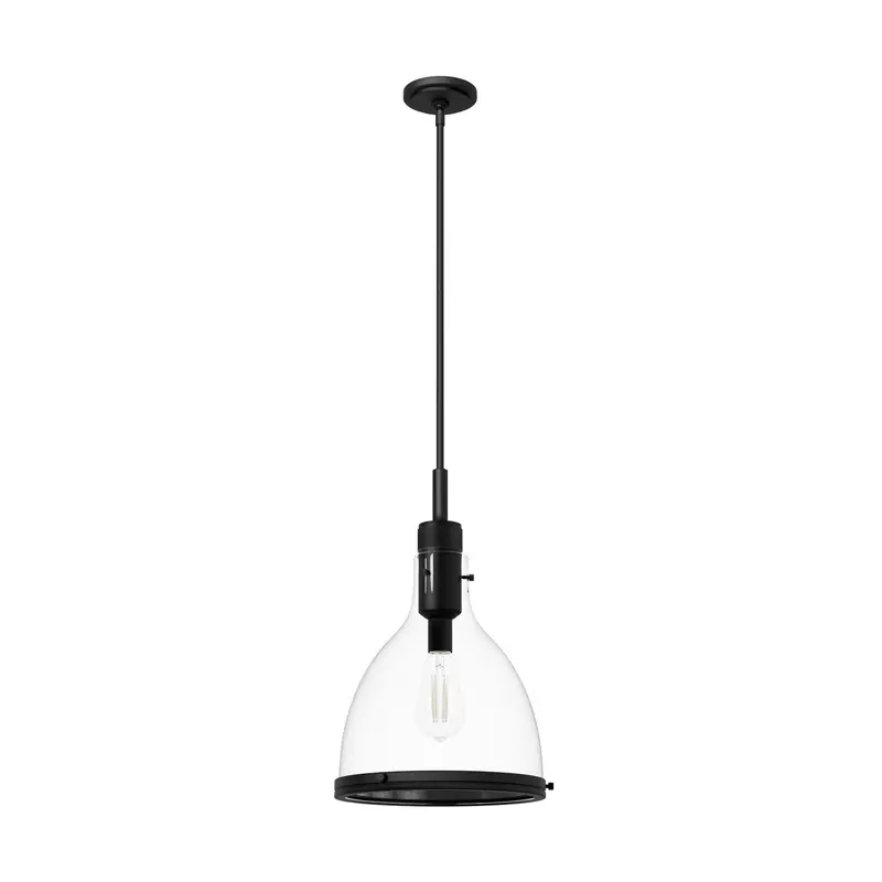Van Nuys One Light Pendant Matte Black