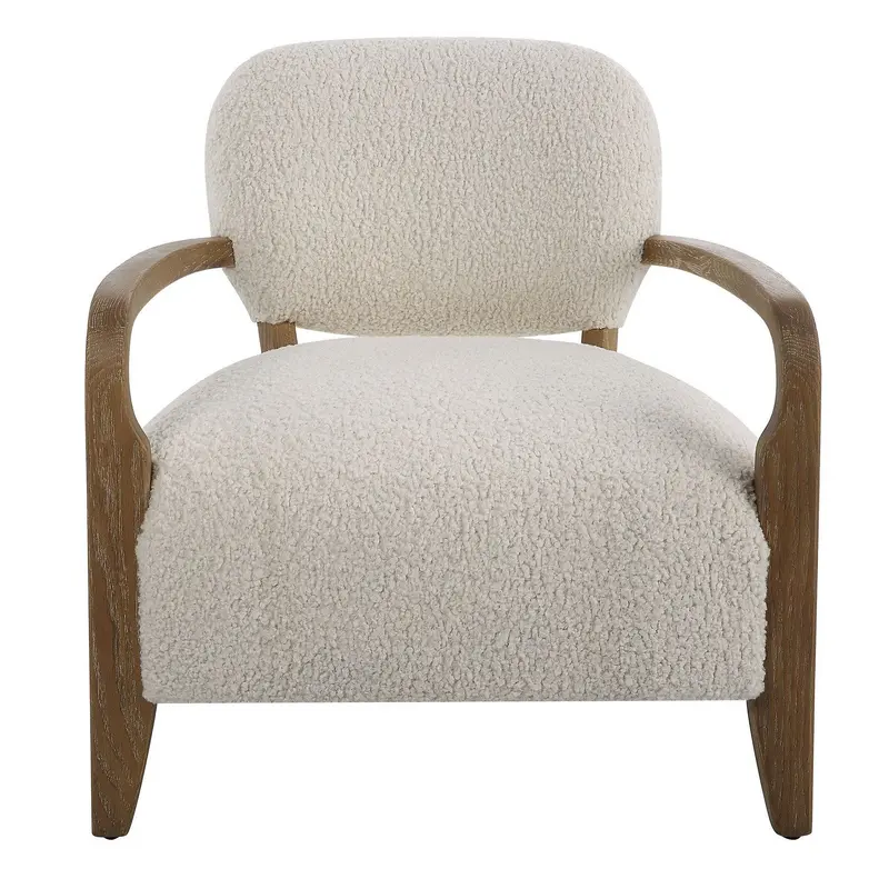 Telluride Accent Chair Solid Oak Tapered