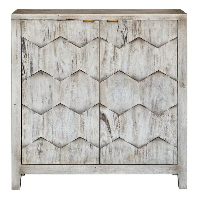 Catori Console Cabinet Smoked Ivory
