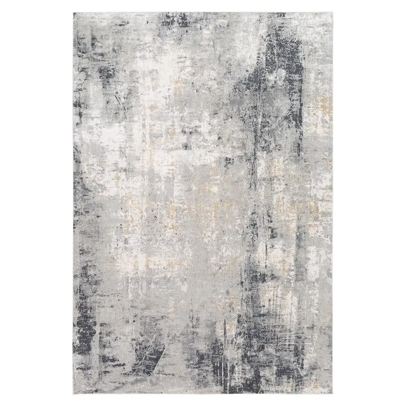 Paoli Rug Light Gray, Mustard, Off-White, Charcoal, Gray