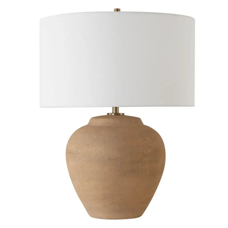Treviso One Light Table Lamp Brushed Antique Brass