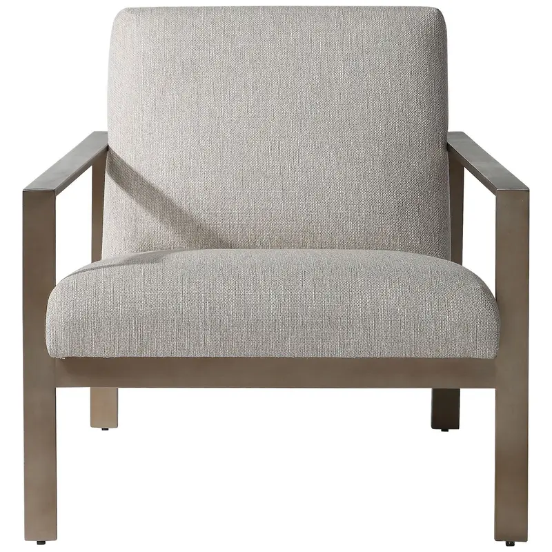Wills Accent Chair Antique Brushed Brass