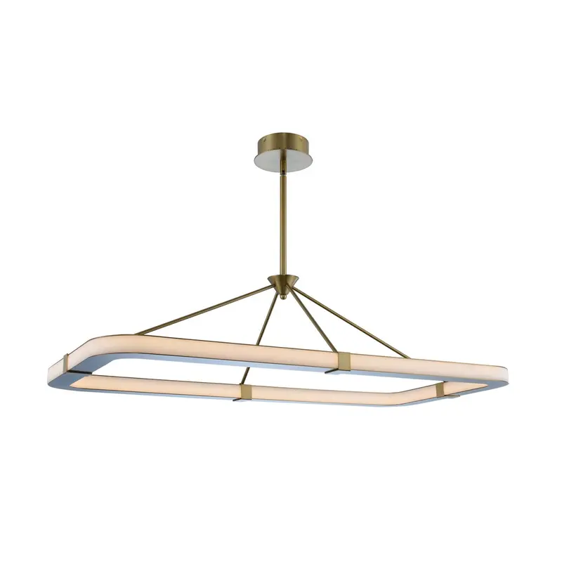 Lavo LED Island Pendant Winter Brass