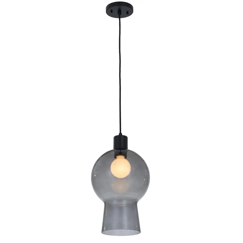 Cores One Light Mini Pendant Matte Black
