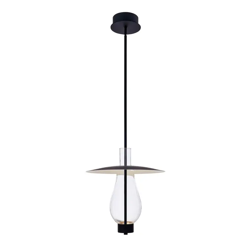 Hugo LED Pendant Matte Black