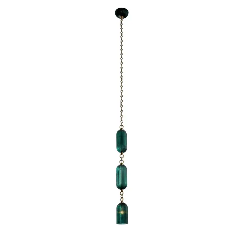 Verde One Light Mini Pendant Satin Brass