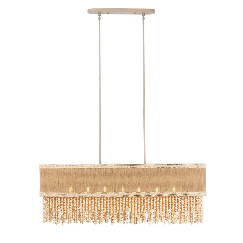 NATURALE Seven Light Island Pendant Jute