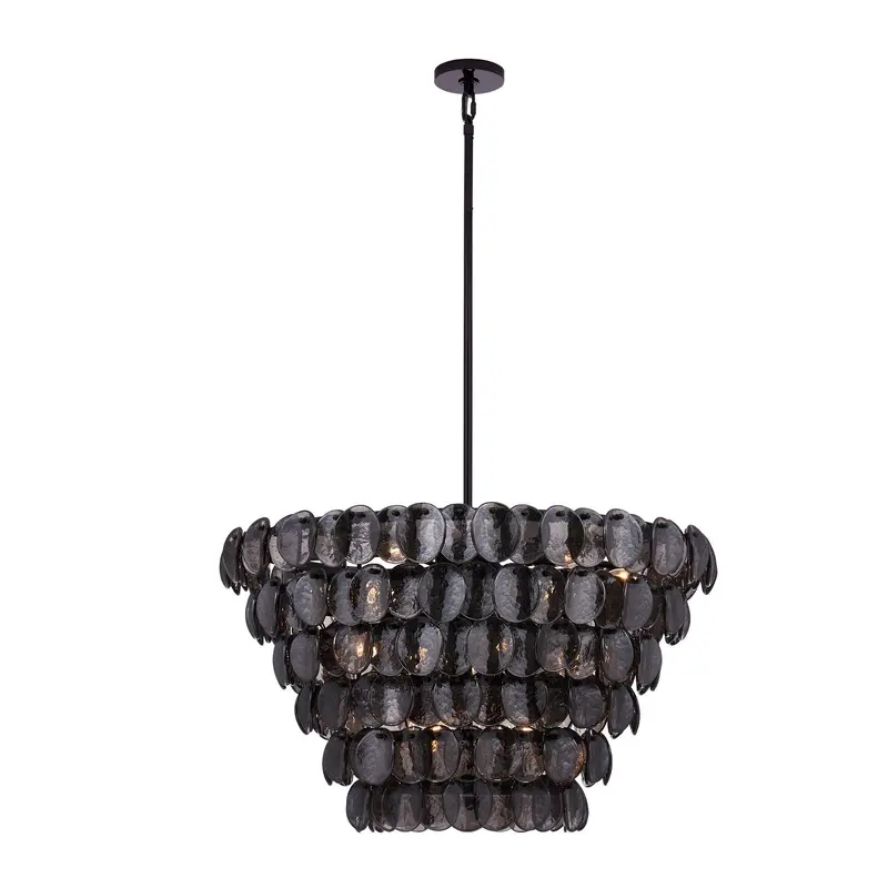 UROKO 14 Light Pendant Black Nickel