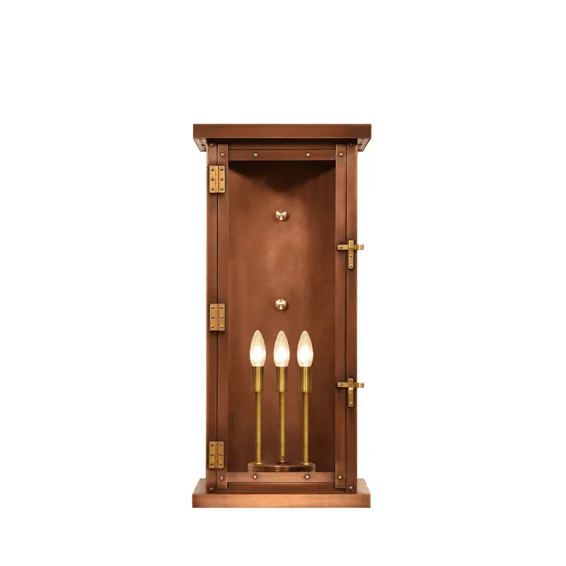 Viera 28" Tall Copper Electric Outdoor Wall Sconce