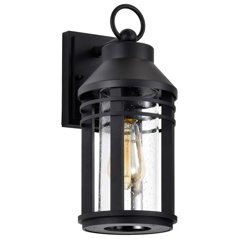 Wilton One Light Wall Lantern Matte Black