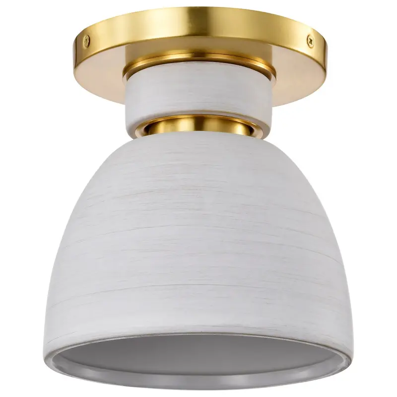 Collins Flush Mount Brushed Brass