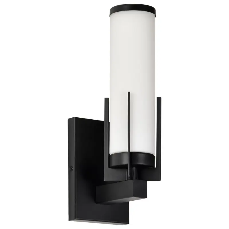 Roselle One Light Vanity Matte Black