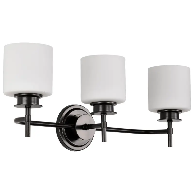 Warren Three Light Vanity Gun Metal