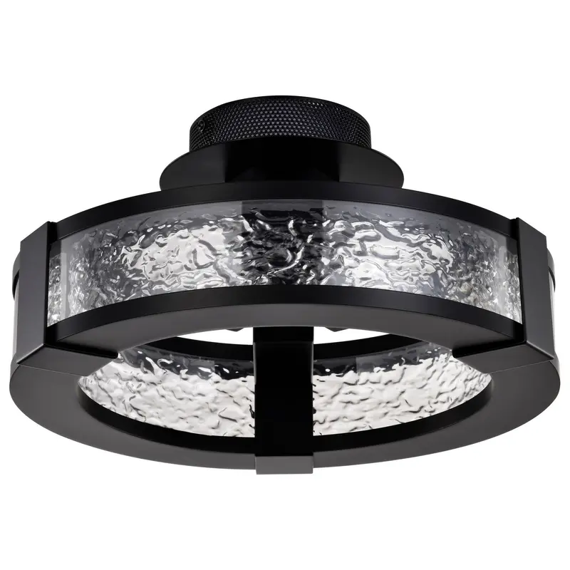 Darrow LED Semi Flush Mount Matte Black