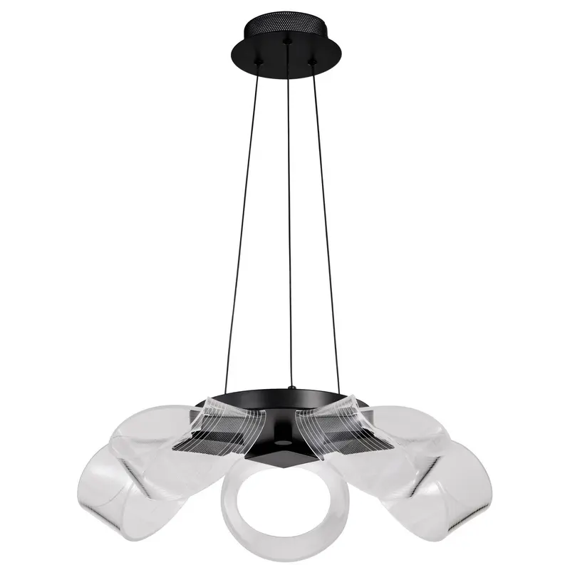 Barnett LED Chandelier Matte Black