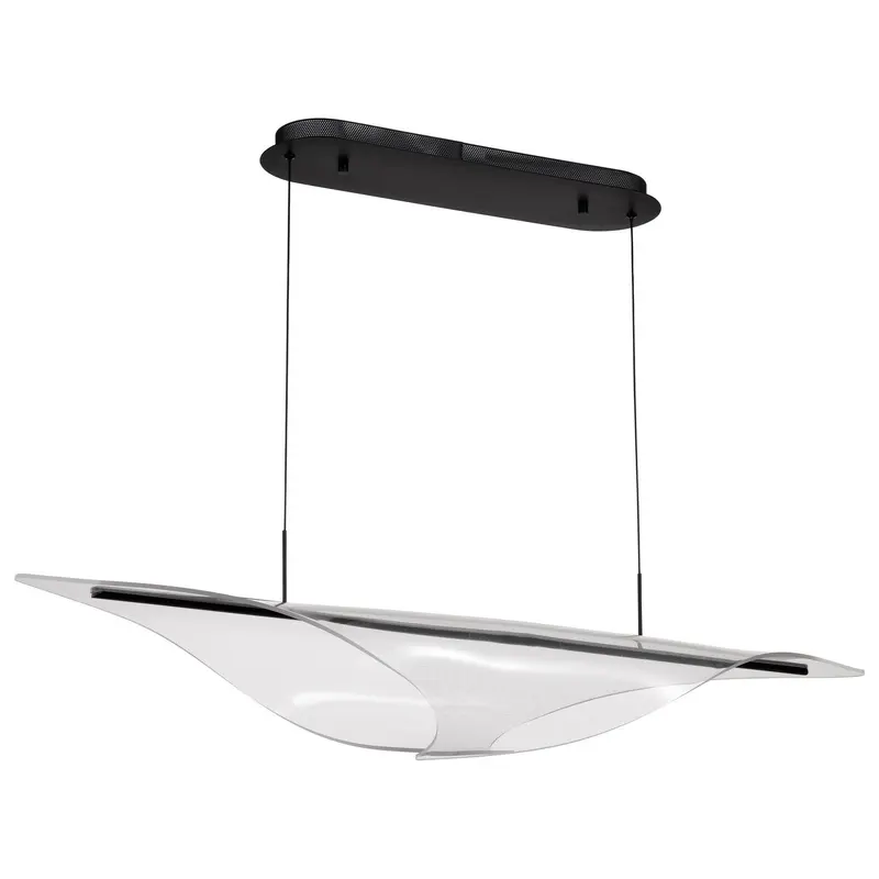 Geneva LED Island Pendant Matte Black