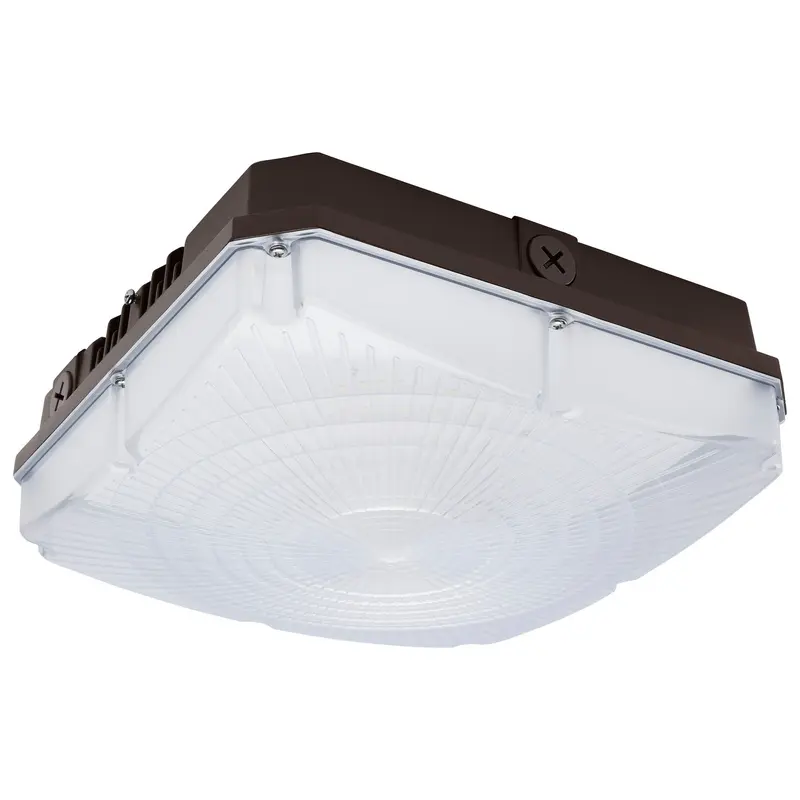 LED Field Selectable Canopy Fixture Bronze