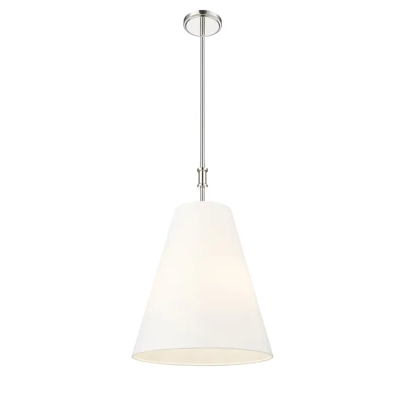 Adorra Three Light Pendant Polished Nickel