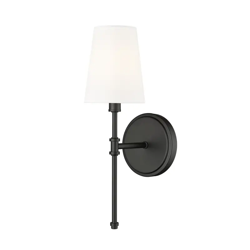 Adorra One Light Wall Sconce Matte Black