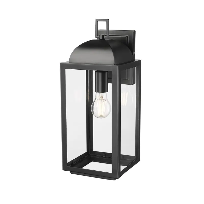 Beaufort One Light Outdoor Wall Sconce Powder Coated Black