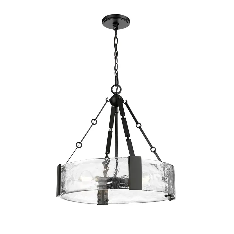 Rezi Three Light Pendant Matte Black