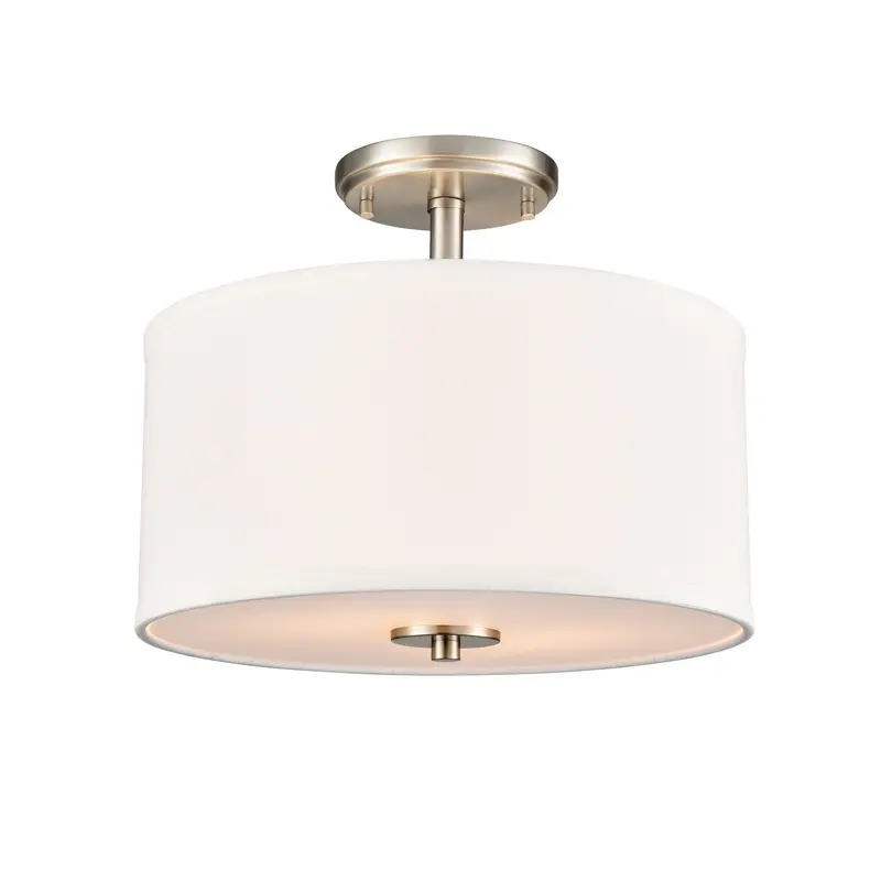 Guyten Two Light Semi-Flush Mount Brushed Nickel