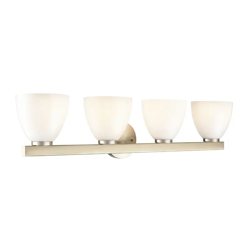Apria Four Light Vanity Modern Gold
