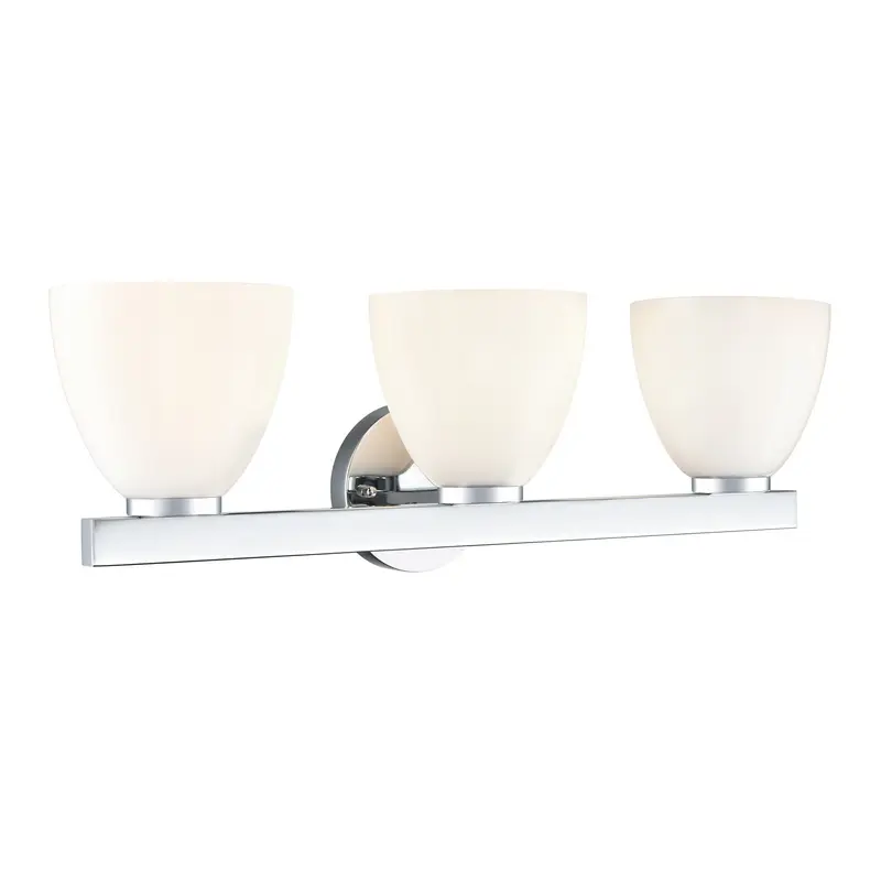 Apria Three Light Vanity Polished Chrome