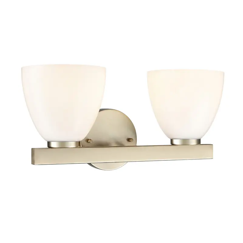 Apria Two Light Vanity Modern Gold
