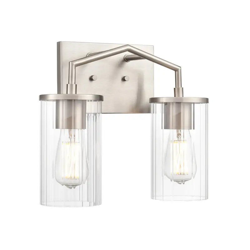 Beverlly Two Light Vanity Brushed Nickel