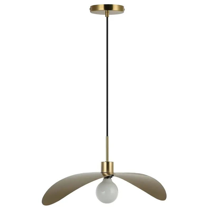 Christobel One Light Pendant Aged Brass