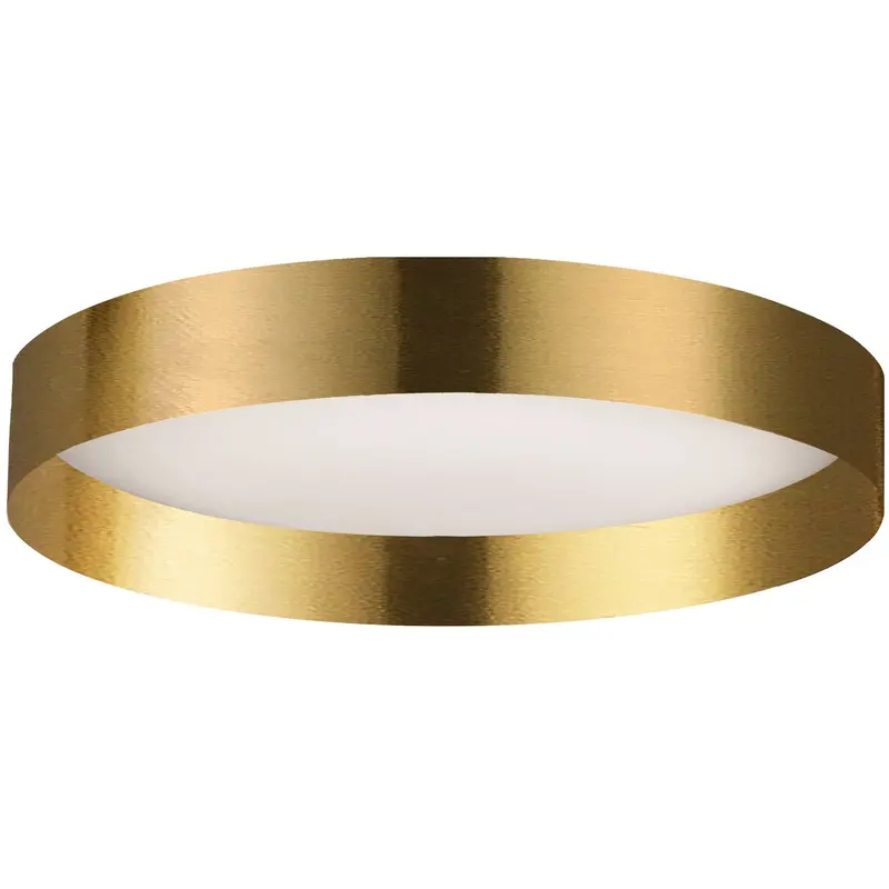 Carmen LED Flush Mount Aged Brass