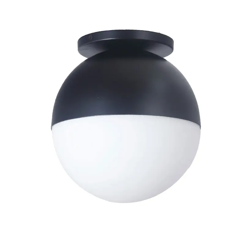 Dayana One Light Flush Mount Matte Black