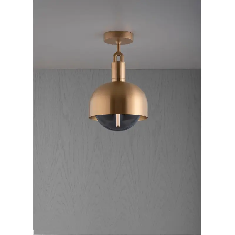 LED Linear Ceiling Mount Brass