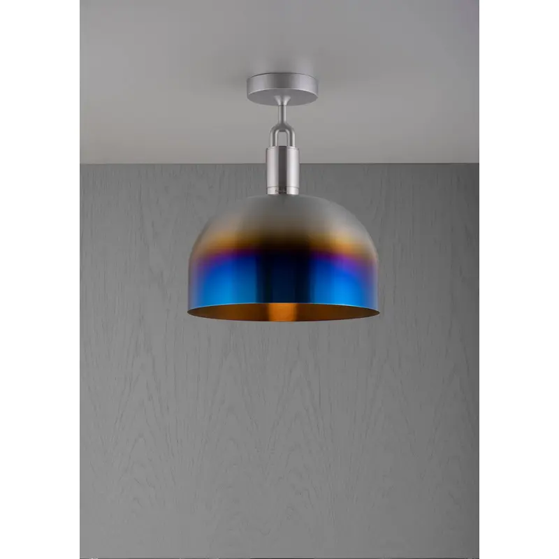 LED Linear Ceiling Mount Burnt Steel